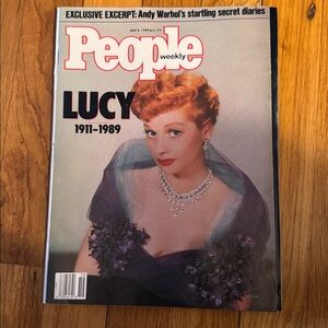 Lucille Ball on the May 8th 1989 People Magazine